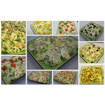 Saladeparade!! Alle Salades