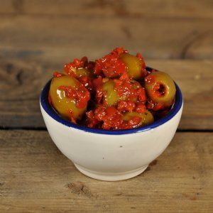Olijven sweet pepper pasta